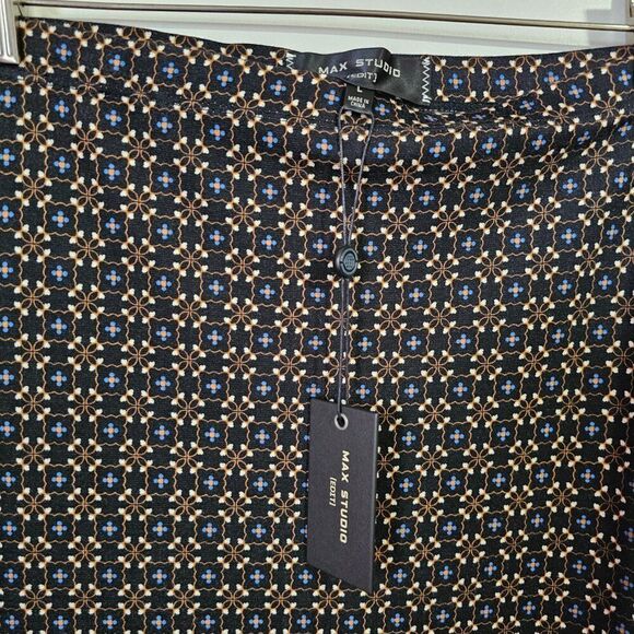 NWT MAX STUDIO MEDALLION PRINT BOHO PENCIL MIDI SKIRT SIZE L - Picture 8 of 13